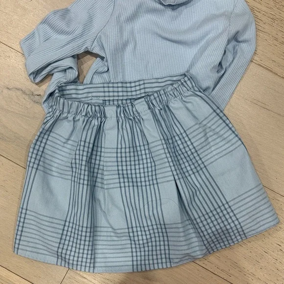btween Blue Plaid Kids Matching Set - Picture 4 of 6